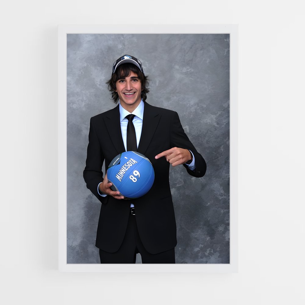 Poster Ricky de rubio – affiche Basketball (vue 3)